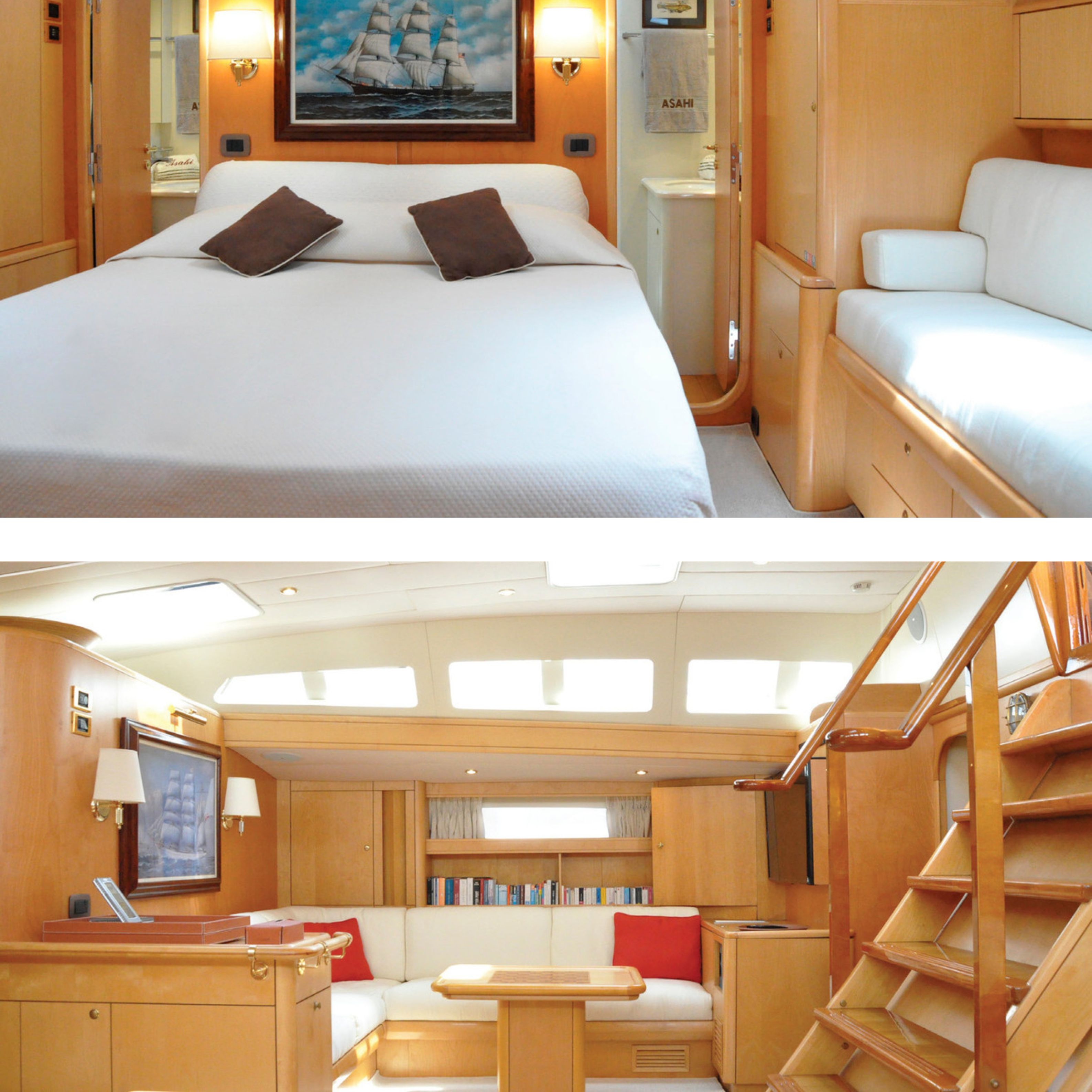 Price reduction for the sailing yacht ASAHI!