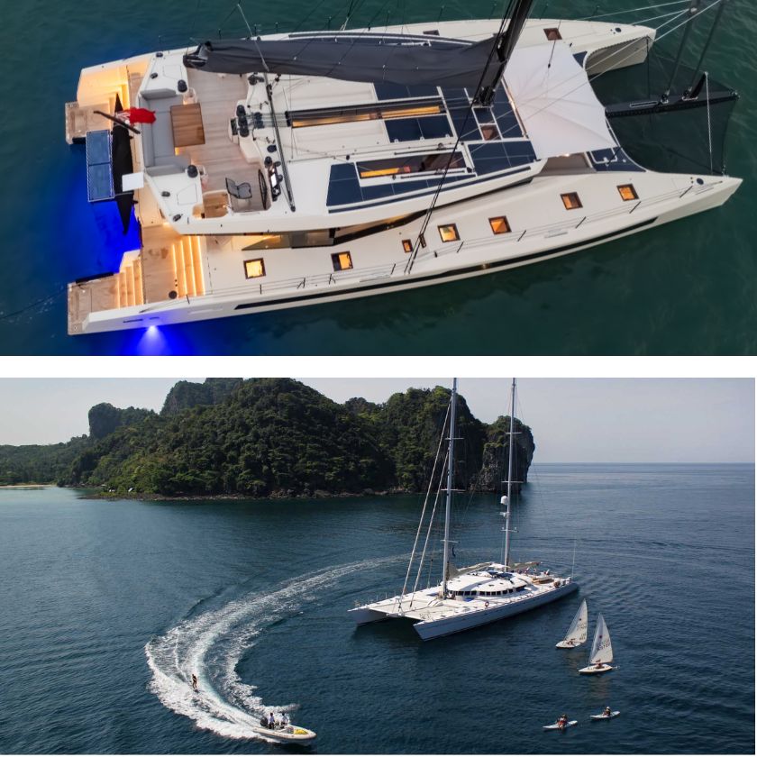 Unique Catamarans for Charter